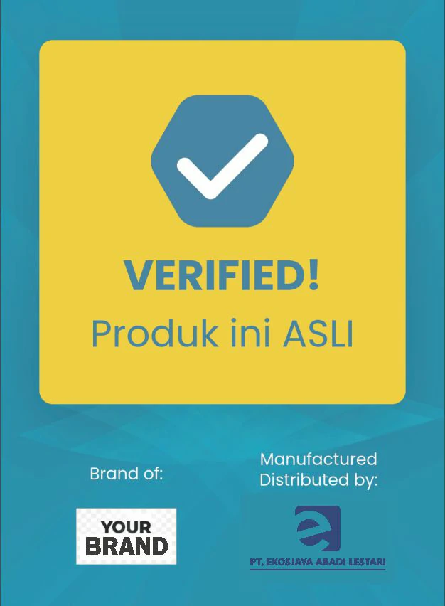VERIFIED! Produk Anda dijamin asli dan aman.